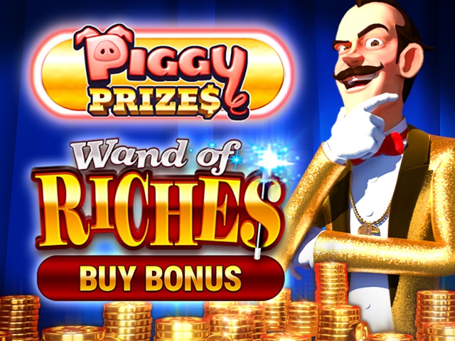 Piggy Prizes Wand of Riches Buy Bonus Slots  (NovomaticGames)