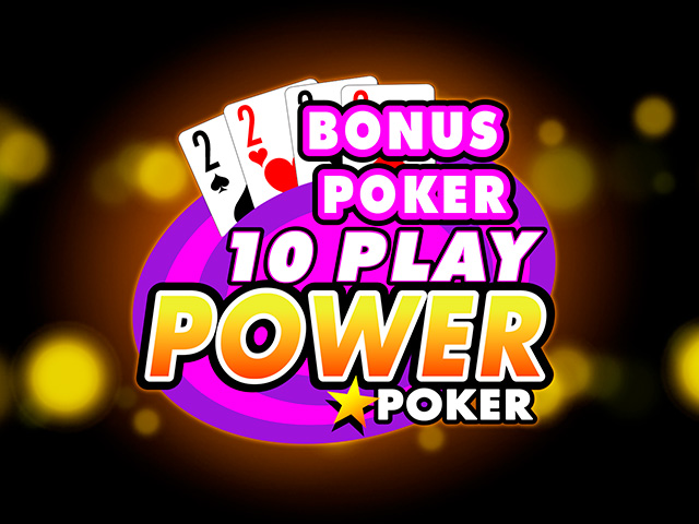 Bonus Poker - 10 Play Power Poker Video Poker  (Microgaming)