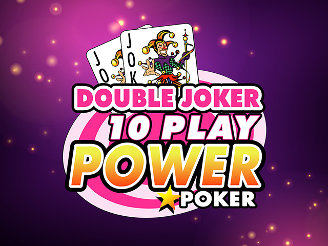 Double Joker - 10 Play Power Poker Video Poker  (Microgaming)
