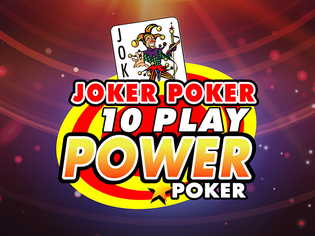 Joker Poker - 10 Play Power Poker Video Poker  (Microgaming)