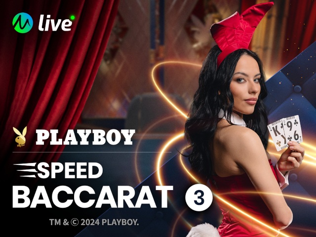 Playboy Speed Baccarat 3 Arcades  (Microgaming)