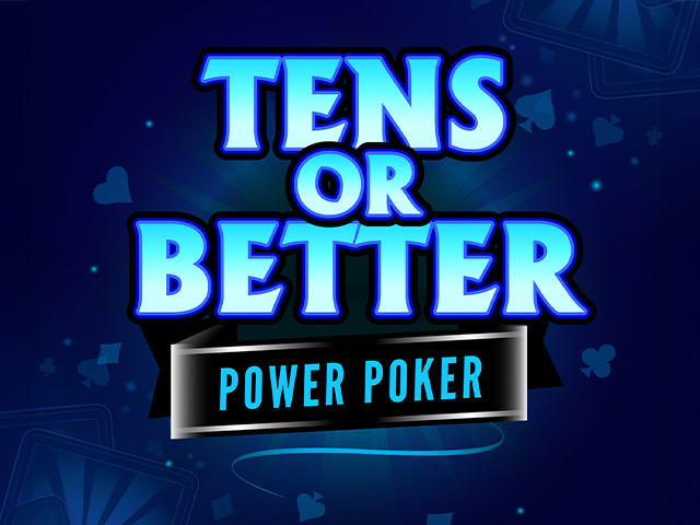 Tens or Better - 4 Play Power Poker Video Poker  (Microgaming)