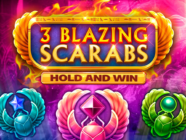3 Blazing Scarabs Hold and Win Slots  (Kalamba)