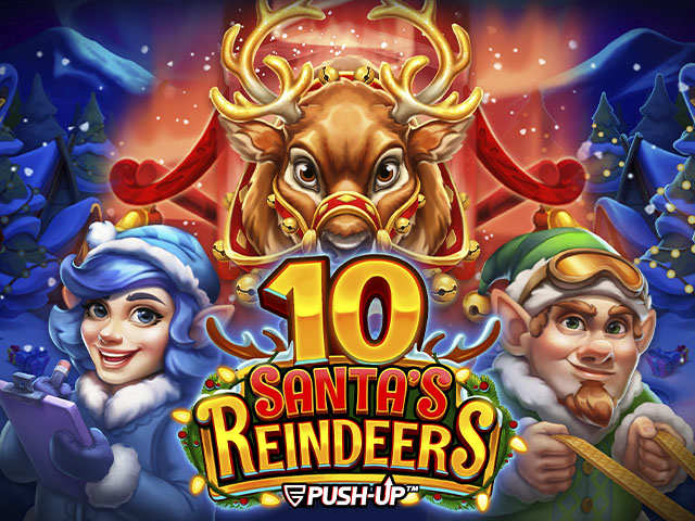10 Santa's Reindeers Slots  (Push Gaming)