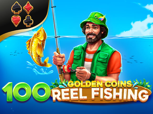 100 Golden Coins: Reel Fishing Slots  (Amusnet)
